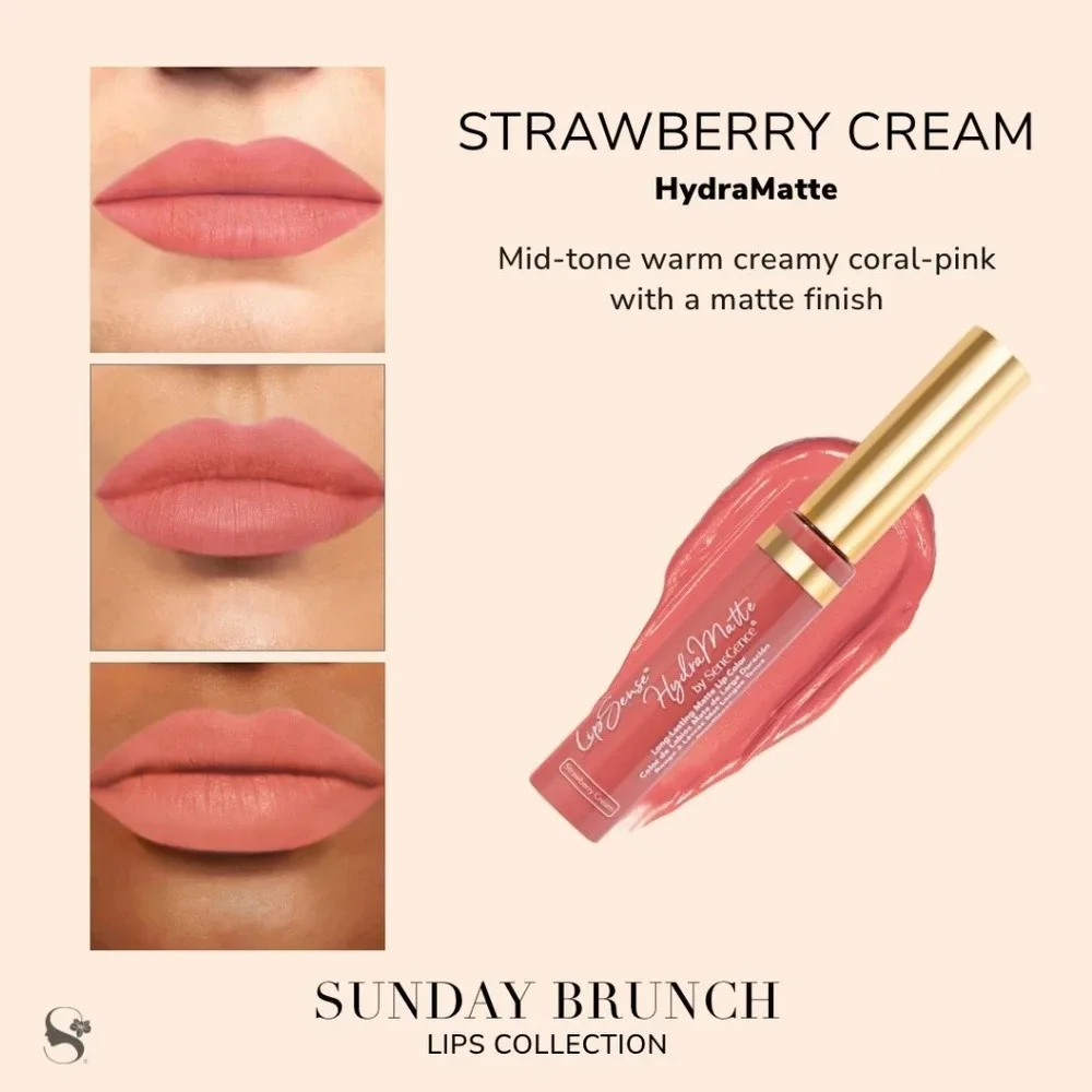 Strawberry Cream HydraMatte LipSense